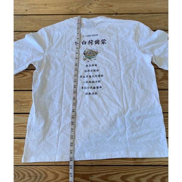 Gcores Industries Graphic T Shirt Size Medium Men’s White - Picture 5 of 6